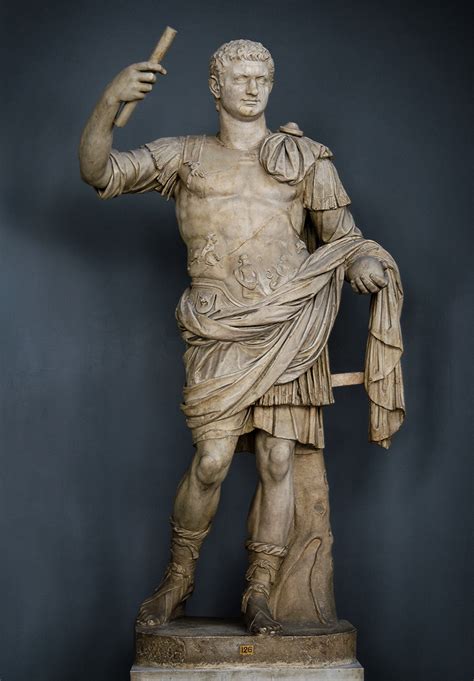 Statue Of The Emperor Domitian Rome Vatican Museums Chiaramonti