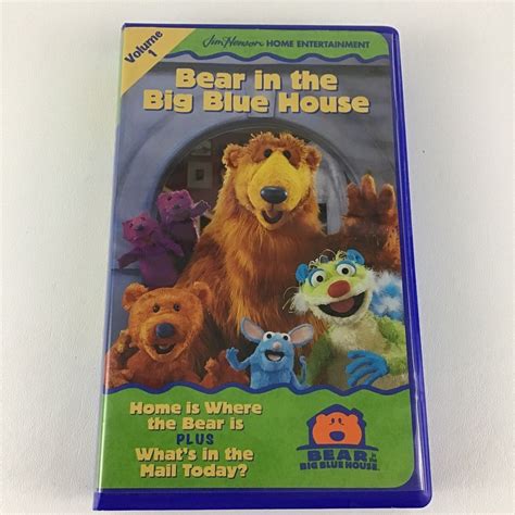Henson Bear In The Big Blue House Vhs Tape Home Is Where The Etsy Schweiz