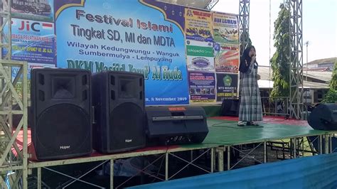 FESTIVAL ISLAMI MAULID NABI MUHAMMAD SAW || Pidato : Levia ...