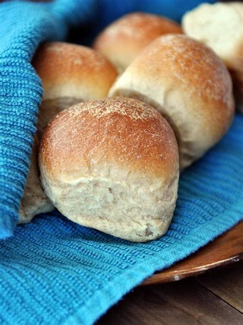 Fluffy Whole Wheat Dinner Rolls Mels Kitchen Cafe