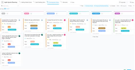Agile Sprint Planning Template By Clickup