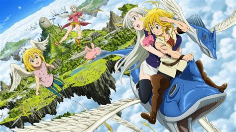 The Seven Deadly Sins Prisoners Of The Sky Nuove Key Visual Del Film