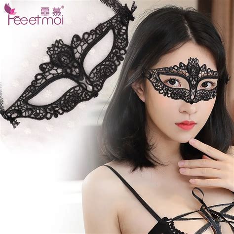 black lace eye mask hollow sex toys for woman erotic lingerie hot adult games sex accessories