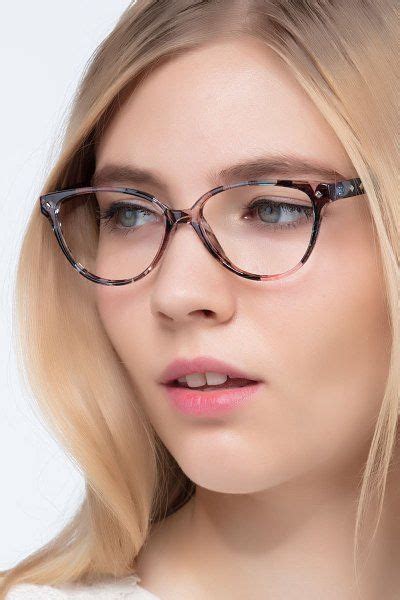 dame cat eye pink floral glasses for women eyebuydirect blonde with glasses fashion eye