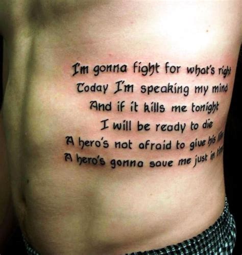Tattoo is a personal, make tattoo for the person you love more. Best Tattoo Quotes for Men | Quotes tattoo | Pinterest ...