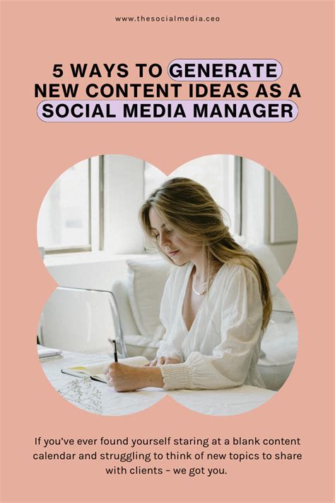 5 Ways To Generate New Content Ideas As A Social Media Manager — The