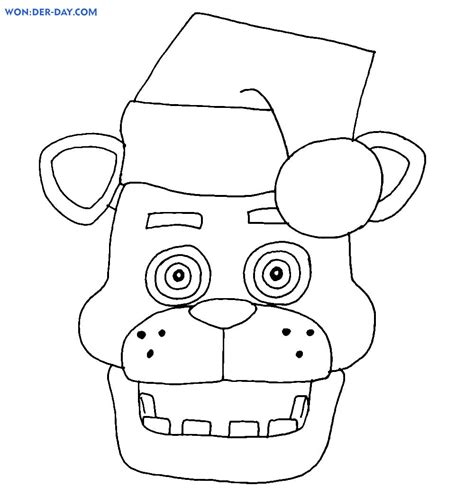 Dibujos De Freddy Fazbear Para Colorear Wonder Day — Dibujos Para