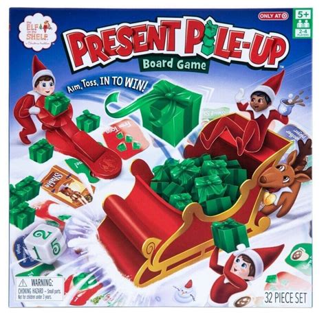 Elf On The Shelf Present Pile Up Board Game 2020 Target Exclusive Elves