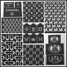 Please contact us if you want to publish a louis vuitton pattern. Lot of 19 Cake stencils designers MK Louis Vuitton Chanel ...