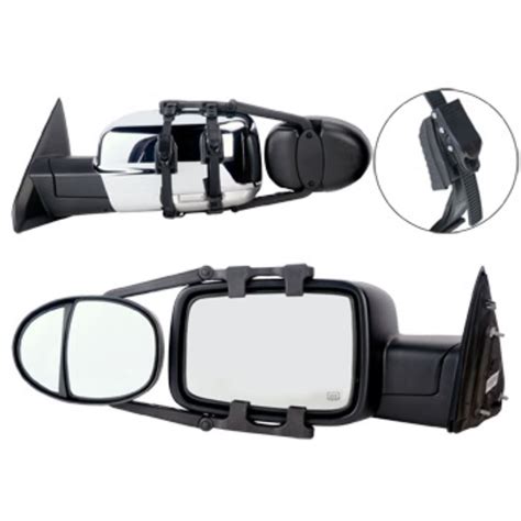 2021 Ford Explorer K Source Universal Dual Lens Towing Mirrors Clip On Pair