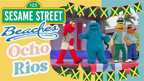 Sesame Street Show Dancing At Beaches Ocho Rios Bert And Ernie Island Vacation July
