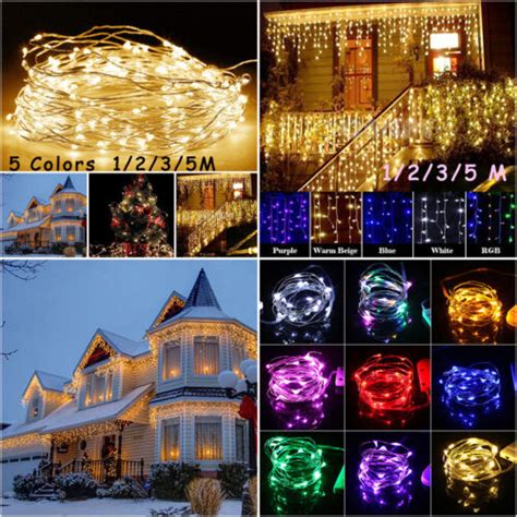 Christmas 100 Leds Lights Copper Mini Led String Light Home Xmas Decor