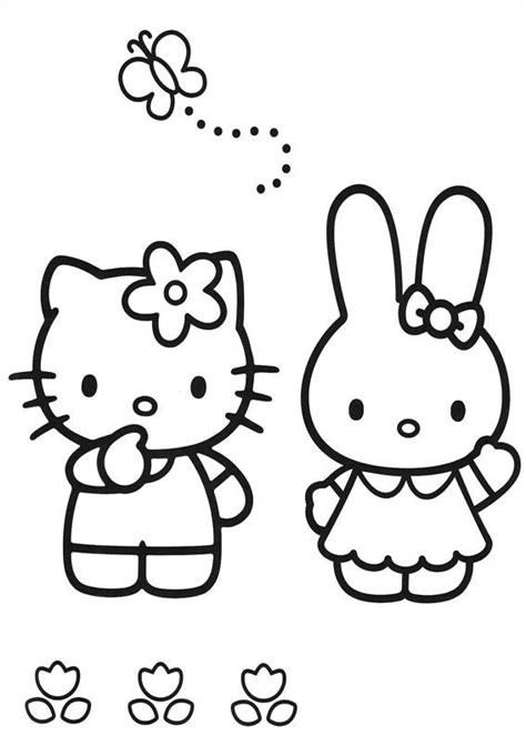18 Dibujos O Imágenes De Hello Kitty Para Colorear