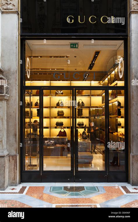 Gucci Store In Galleria Vittorio Emanuele Ii Milan Italy Europe