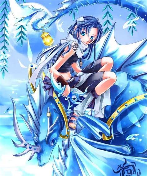 Image Girl With Blue Dragon Fairy Tail Fanon Wiki