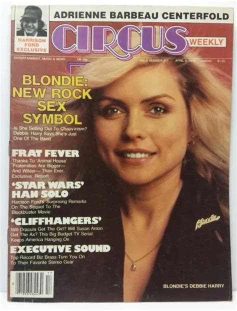 Circus Magazine Issue 217 April 3 1979 Debbie Harry Adrienne