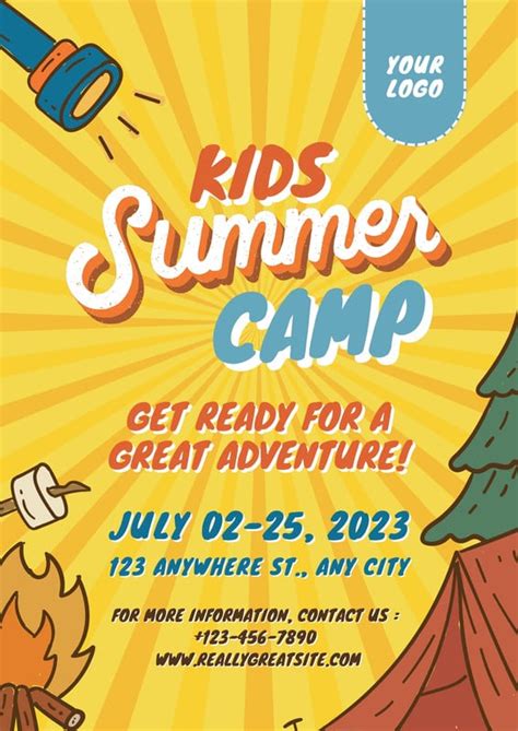 Free And Customizable Summer Camp Templates