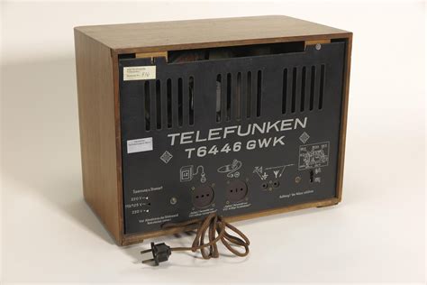 Radio Telefunken T6446 Gwk Deutsches Technikmuseum Ressource
