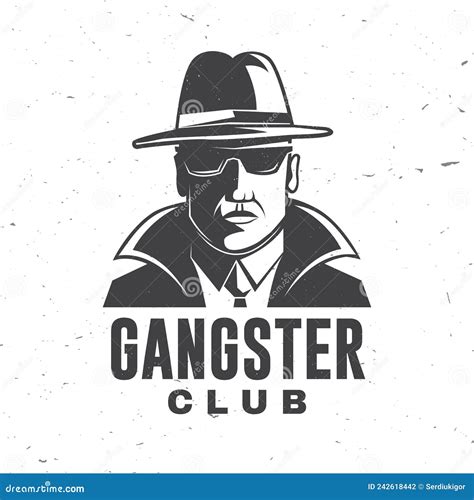 Gangster Silhouette Royalty Free Stock Photography