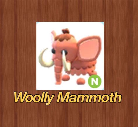 Neon Woolly Mammoth Adopt Meroblox Video Gaming Gaming Accessories