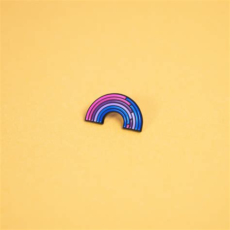 The Bisexual Rainbow Enamel Pin