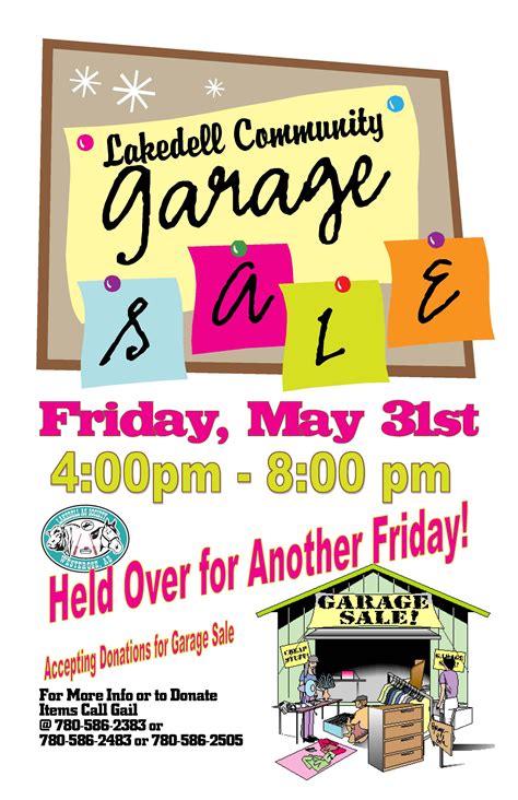 Poster garage sale 2013 Extra Day