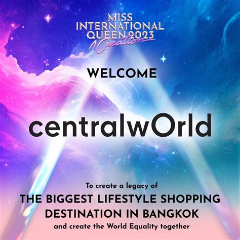 Centralworld Welcome “centralworld” 🏳️‍🌈 To Create A Facebook