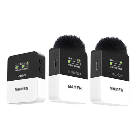 Mamen Kt W1 Mini Uhf Wireless Microphone For Smartphone Camera Etc