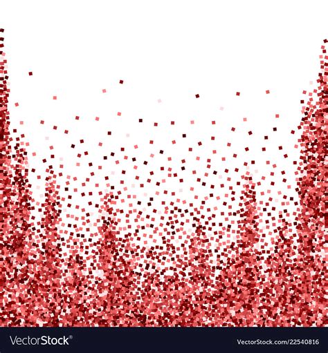 Red gold glitter luxury sparkling confetti scatte Vector Image