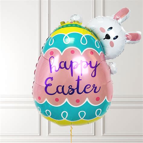 Easter Egg And Bunny Jumbo Balloon Balloonbx
