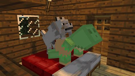 Post 1528246 Mine Imator Minecraft Rule63 Wolf Animated Slime