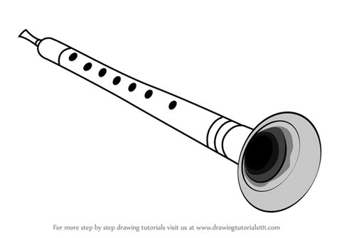 Folk musical instruments drawing set. Learn How to Draw a Shehnai (Musical Instruments) Step by ...