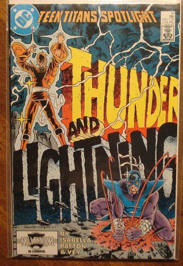 Teen Titans Spotlight Thunder And Lightning 16 Comic Book Dc Comics