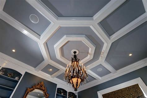 Octagon Coffered Ceiling Ceiling Decor Ceiling Design Coffered Ceiling