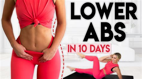 Lower Abs In 10 Days 5 Minute Home Workout Challenge Youtube