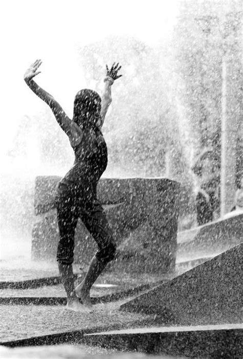 pretty girl dancing on raining day love rain i love rain dancing in the rain