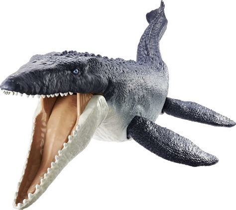 Jurassic World Ocean Protector Mosasaurus Figure Dinosaur Toy For 4 Year Olds And Up