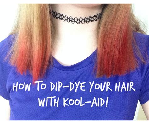 How To Dip Dye Your Hair With Kool Aid 5 Steps With Pictures