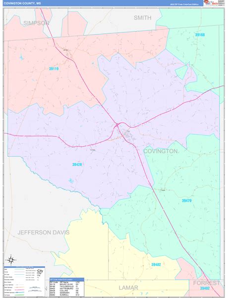 Maps Of Covington County Mississippi