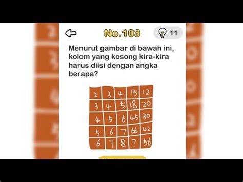 Arahkan tong putih ke air hingga tong tersebut penuh, kemudian masukkan ember merah ke dalam tong. Brain out level 103 | menurut gambar di bawah ini,kolom ...