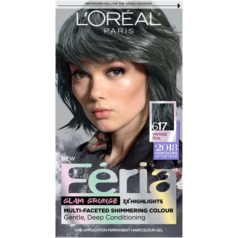 Loreal Paris Feria Multi Faceted Shimmering Permanent Hair Color 617