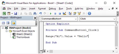 How To Write Simple Vba Code In Excel