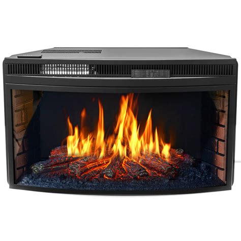 Buy Xtremepowerus 33 Curved Ventless Electric Heater Fireplace Insert