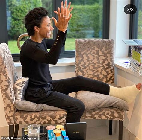 2,815 likes · 22 talking about this · 49 were here. Dame Kelly Holmes shows off her cast after revealing she's ...