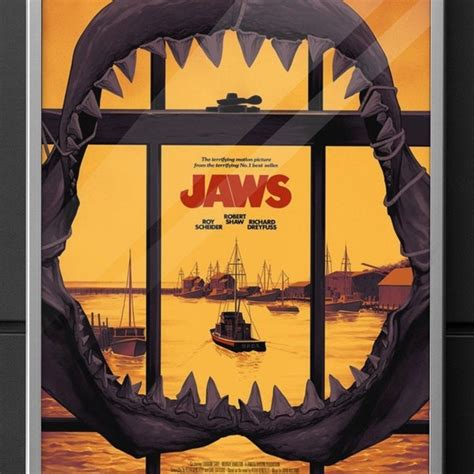 Jaws Poster Etsy