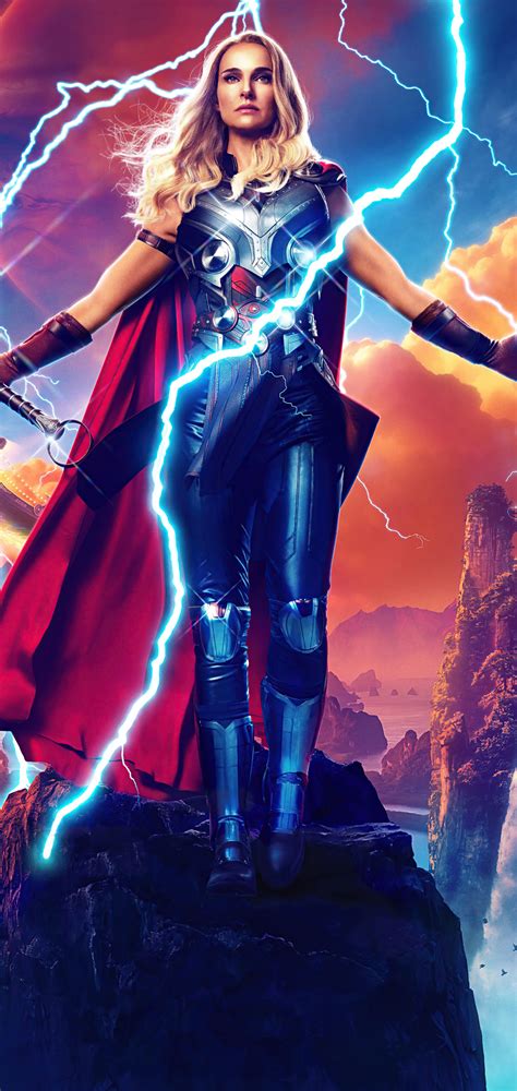 1080x2280 Thor Love And Thunder Jane Foster 5k One Plus 6huawei P20