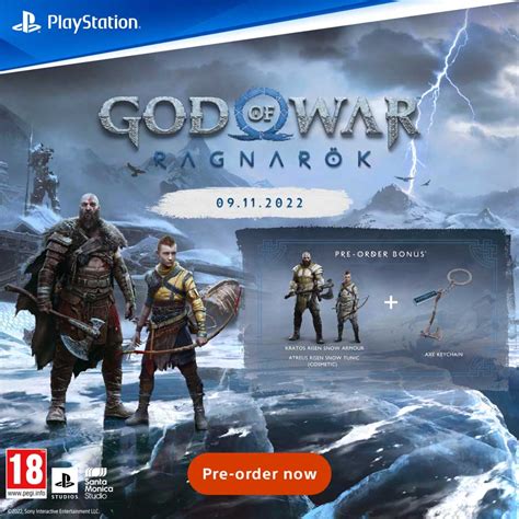God Of War Ragnarok Pre Order Now Standard Edition Ps4