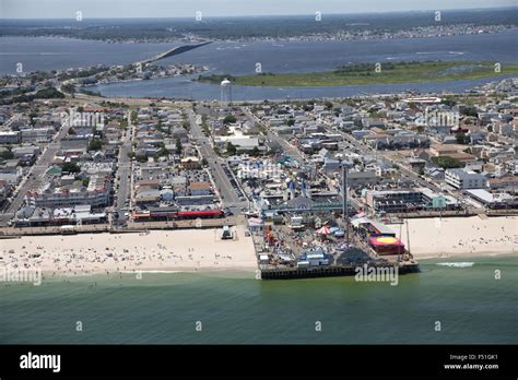 Aerial View Of Lavalette New Jersey Stock Photo Alamy