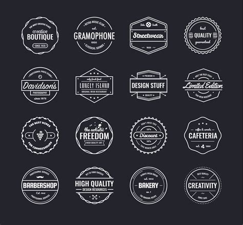 Vintage Badges Vector Collection 81609 Vector Art At Vecteezy