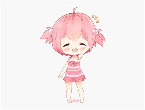 Chibi Kawaii Cute Anime Girl Pink Pinkhair Cute